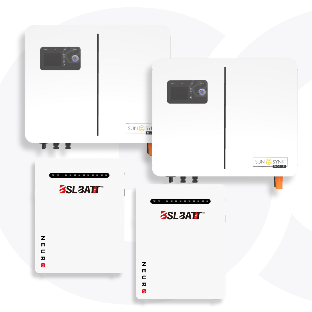 2 x 6kw Lynks (12KW) + 2 x Neuro 5kWh batteries (10.2kWh)