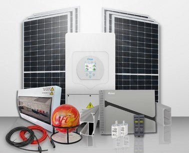 5KW Deye plus 5.12KWh lithium battery and 6x 550W to 585W solar panels