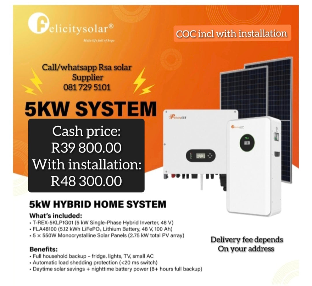 5KW Felicity combo pack