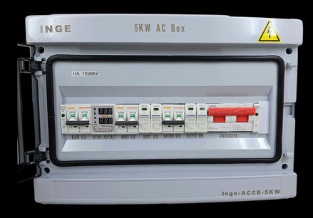 🔍 Inge AC 5KW Pre-Wired Box Single Phase (Inge-ACCB-5KW) Inge: AC 5KW Pre-Wired Box Single Phase