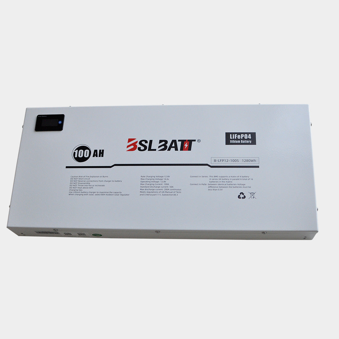 BSL Batt 12V 200Ah LiFePO4 Flat-pack