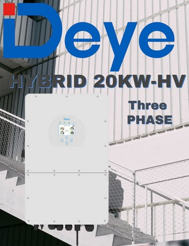 Deye 20Kw Three Phase Hybrid Inverter High Voltage (SUN-20K-SG01HP3-EU-AM2)