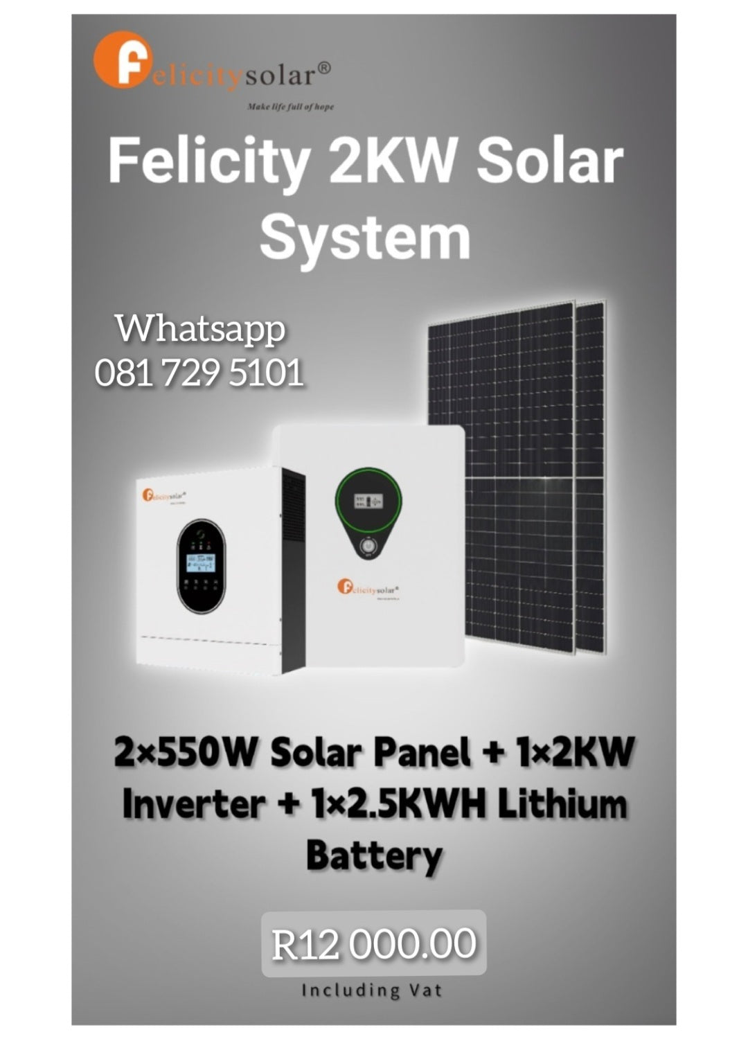 Felicity 2KW system