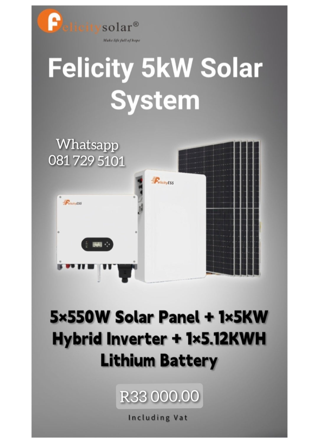 Felicity 5KW system