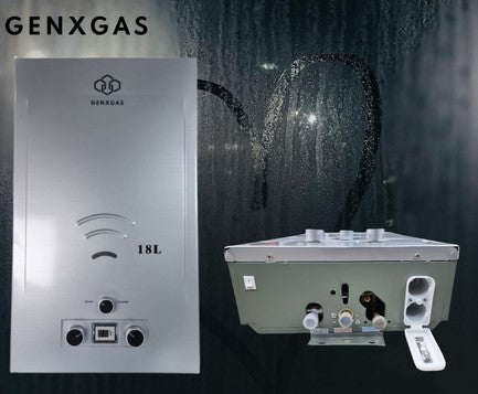 GenXGas Smart LPG Gas Geyser 18L (22KW Output)