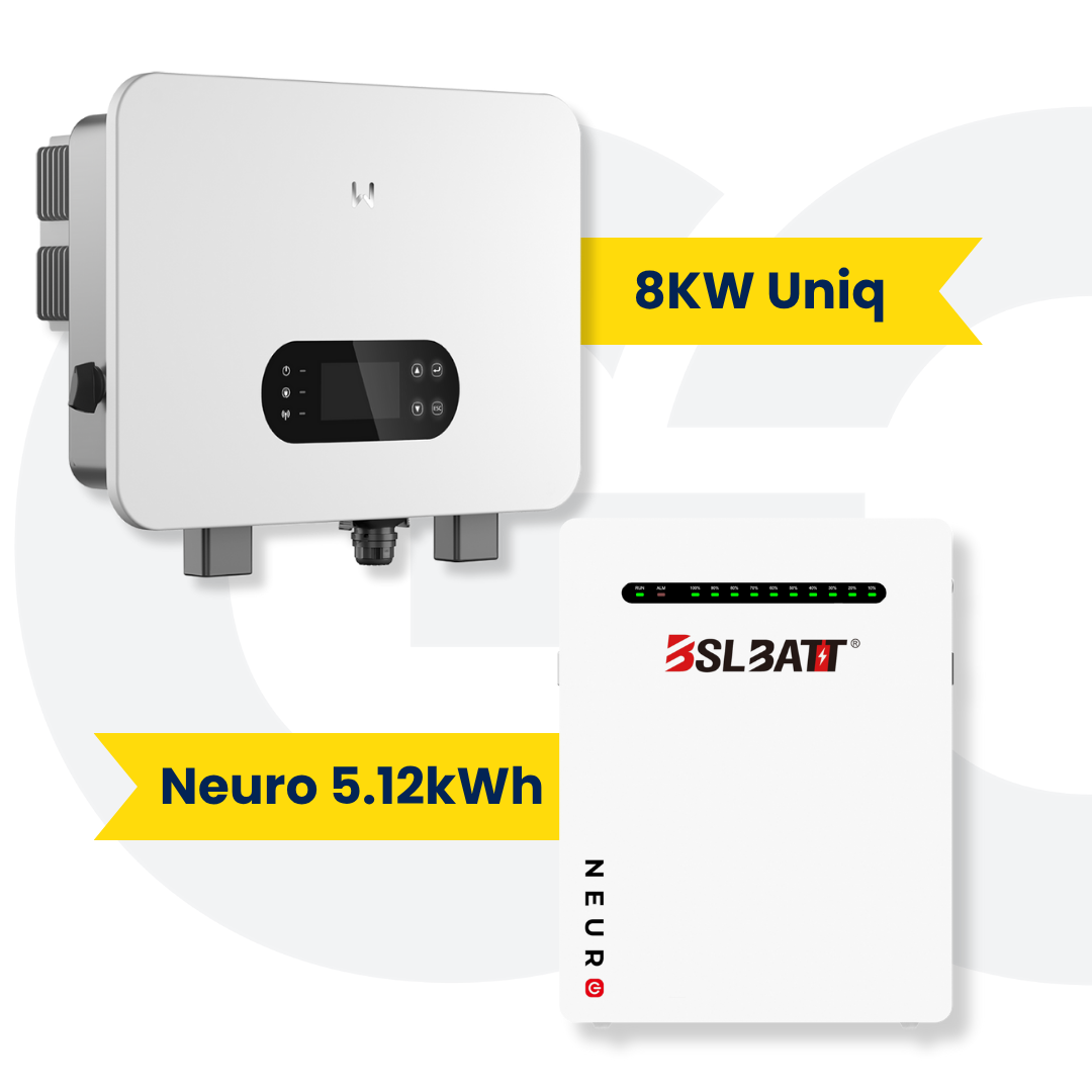 GoodWe ES 8kW Uniq inverter + 2 x BSL Battery Neuro (5.12kWh)