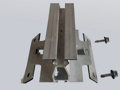 INGE IBR Roof Mount Bracket Kit High Profile 100mmL (2 x Flaps, 2 x Flap Rubbers, 4 x Self Tappers)