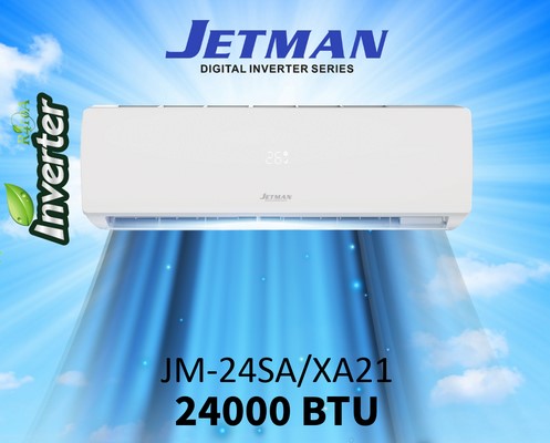 Jetman Digital Inverter Split Aircon 24 000 BTU (Excludes Cantilever Bracket)