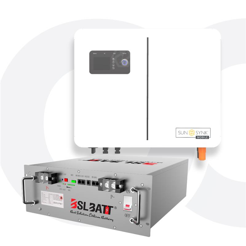 SunSynk 6kW Lynks Inverter + BSL Battery 51.2V - 135Ah (7 kWh)