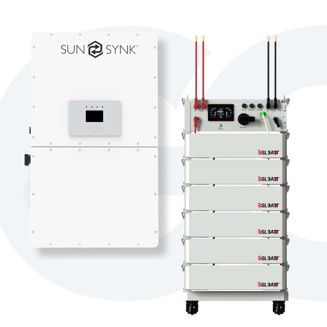SunSynk Hybrid Inverter 30kW + BSL HV Pack 6 Battery (345.43V/46.6kWh)(384.4V-302.4V)